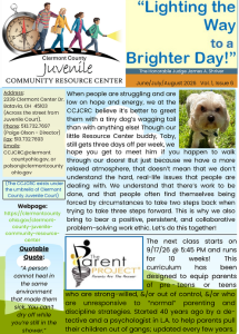 June/July/August 2026 Newsletter