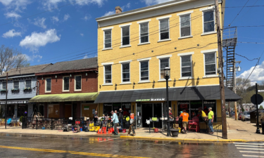 Green Kayak Flood Cleanup