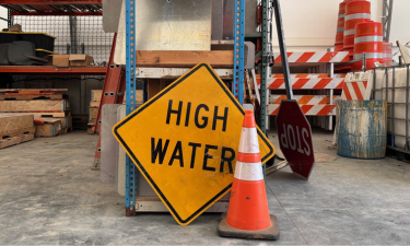 High Water Sign