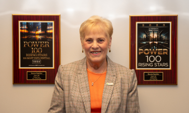 Commissioner Batchler with Rising Star Award