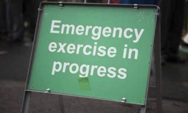 Emergency Exercise in Progress