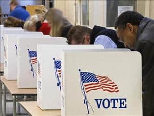Casting their vote in Clermont County.