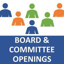 Board and Committee Openings